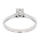 18ct White Gold 0.33ct Diamond Solitaire Ring
