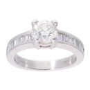 Platinum 1.25ct Diamond Solitaire Ring