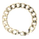 9ct Yellow Gold Curb Bracelet 8"
