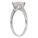 9ct White Gold 0.33ct Diamond Cluster Ring