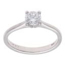18ct White Gold 0.50ct Diamond Solitaire Ring