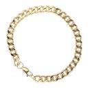 9ct Yellow Gold Curb Bracelet 8"