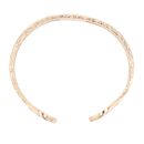 9ct Yellow Gold Spanner Patterned Torque Bangle