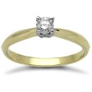 18ct Yellow Gold 0.25ct Diamond Solitaire Ring