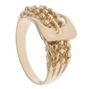 9ct Yellow Gold Buckle Keeper Ring
