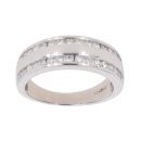 18ct White Gold 0.50ct Brilliant Cut Diamond Fancy Ring