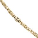14ct Yellow Gold Monaco Classic Rey Plain Lock Fancy Chain 22"