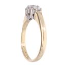18ct Yellow Gold 0.43ct Diamond Trilogy Ring