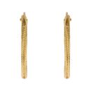 22ct Yellow Gold Grain Hoop Earrings