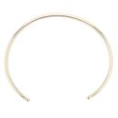 9ct Yellow Gold Plain Torque Bangle