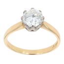 18ct Yellow Gold 1.30ct Diamond Solitaire Ring
