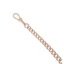 9ct Rose Gold Graduating Albert Bracelet 8.5"