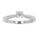 18ct White Gold 0.40cts Diamond Solitaire Ring