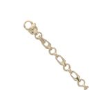 9ct Yellow Gold Fancy Bracelet 7.5"