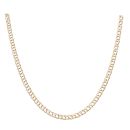 9ct Yellow Gold Double Curb Chain 24"