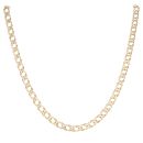 9ct Yellow Gold Double Curb Chain 18"