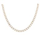 9ct Yellow Gold Square Curb Chain 18"