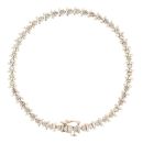 9ct Yellow Gold 2.00ct Brilliant Cut Diamond Bracelet 7.5"