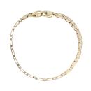 9ct Yellow Gold Fancy Bracelet 7"