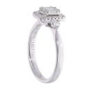 18ct White Gold 0.43ct Diamond Cluster Ring
