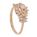 9ct Yellow Gold Cubic Zirconia Gemstone Fancy Ring