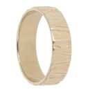 9ct Yellow Gold Patterned Wedding Ring 3mm