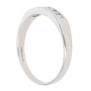 9ct White Gold 0.25ct Diamond Half Eternity Ring