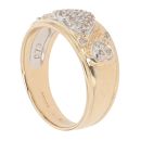 18ct Yellow Gold 0.27ct Diamond Fancy Ring