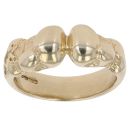 9ct Yellow Gold Double Boxing Glove Ring