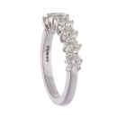 18ct White Gold 1.50ct Diamond Half Eternity Ring