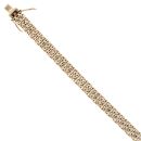 9ct Yellow Gold Mesh Bracelet 7.5"