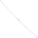 Silver Heart Locket Pendant and Chain 20" by Icesia