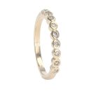9ct Yellow Gold 0.17ct Diamond Eternity Ring by Anya Belle