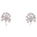 Silver Cubic Zirconia Tree Earrings by Icesia