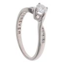 Palladium 0.50ct Brilliant Cut Diamond Solitaire Ring