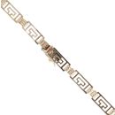 9ct Yellow Gold Greek Key Chain 18"
