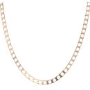 9ct Yellow Gold Square Curb Chain 20"