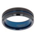 Unique & Co Tungsten and Black/Blue IP Plating