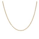 9ct Yellow Gold Rope Chain 16"