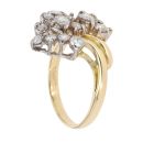 18ct Gold 0.75ct Brilliant Cut Diamond Cluster Ring