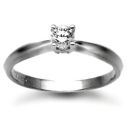 Platinum 4 Claw 0.25pt Diamond Solitaire Ring