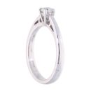 18ct White Gold 0.25ct Diamond Solitaire Ring