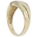 14ct Yellow Gold 0.03ct Diamond Fancy Ring