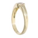 18ct Yellow and White Gold 0.25ct Diamond Solitaire Ring