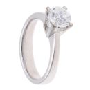 14ct White Gold 1.18ct Brilliant Cut Solitaire Ring