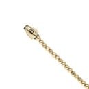 14ct Yellow Gold Monaco Bub Plain Lock Bead Bracelet 8.5"