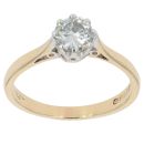 18ct Yellow Gold Brilliant Cut 0.60ct Diamond Solitaire Ring