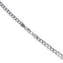 Silver Flat Curb Chain 20" By Icesia Gents