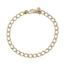 9ct Yellow Gold Curb Bracelet 7.5"