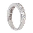 9ct White Gold 1.00ct Brilliant Cut Diamond Half Eternity Ring